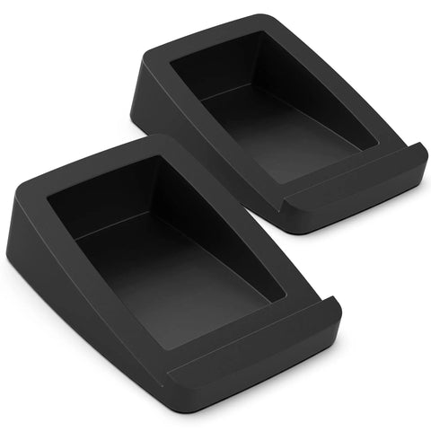 Angled Desktop Speaker Stands With Anti Slip Silicone Wedges For Medium Speakers, Vibration Resistant Riser For A5 Plus HD4 HD6 P4 HDP6