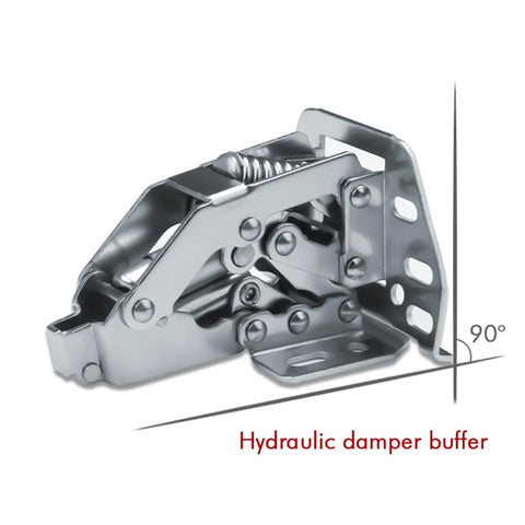 Five Pack Hydraulic Cabinet Hinges Soft Close Dampers For Kitchen Cabinets And RV Camper Doors, showing hydraulic damper buffer.