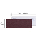 Hustle With 200pcs Sanding Papers For Mini Handle Sander Detail Sanders, Assorted Grits For Woodworking Plaster And Stain Clearing Small Projects, 3.5x1.2 inch sanding paper