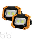Beast Mode Brightness Rechargeable LED Work Light 1000 Lumens With Magnetic Base, USB-C cables included
