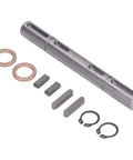 Dual Output Worm Reducer Shaft 18mm Diameter 164mm Length Heavy Duty Bearing Capacity Low Noise High Hardness Premium Alloy Steel