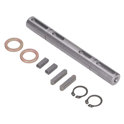 Dual Output Worm Reducer Shaft 18mm Diameter 164mm Length Heavy Duty Bearing Capacity Low Noise High Hardness Premium Alloy Steel
