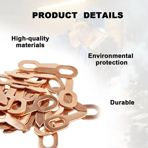 All In One Pro Car Dent Puller Ring Kit 100 Pcs Heavy Duty Universal For SUV Sedan Truck panel repair rings in copper
