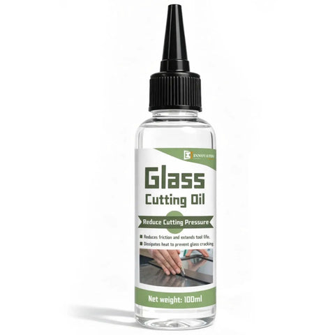 Glass Cutting Oil For Cutters Pro Grade Lubricant That Extends Cutter Life Keeps Cuts Smooth As Butter And Clean Ideal For Stained Glass Mirrors And Tile Work For DIY Projects, 100ml bottle