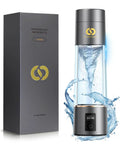 Top Shelf Hydrogen Water Bottle Generator With 6400 PPB Molecular Hydrogen IHSA Certified 10 Oz Capacity and box display