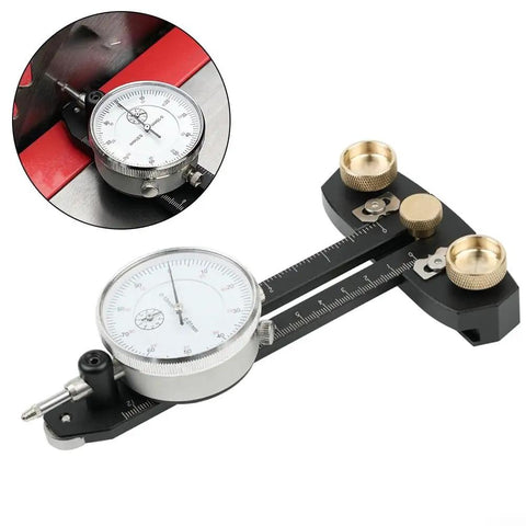 Ultimate Table Saw Rip Jig With Indicator, featuring precise 0.1mm readout and adjustable aluminum T Slot Fence System.