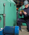 Technician using PTi120 Pocket Thermal Imager For Quick Infrared Inspections And Temperature Scans On The Go in industrial setting