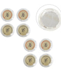 Upgrade Your Bathroom With These Stylish UrbanHui Acrylic Chrome Faucet Handle Cap Index Buttons. This 8 Piece Kit Includes Clear Hot Cold Indicators And Double Handle Sink Shower Knob Markers For Kitchen And Bathrooms, Featuring Precise 34 Inch Fit. clear acrylic chrome hot cold faucet index buttons, 8-piece set