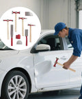 9 Piece Auto Body Repair Tool Kit With Hammer And Dolly Set For Dent Removal Includes Sheet Metal Puller And Toolbox For DIY Dent Repair