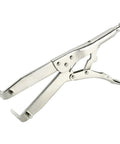 Heavy Duty Motorcycle Clutch Holding Tool With Hella Wide Adjustable Jaws For Square Tooth Hubs And Flywheels hardened carbon steel spanner with wide open jaws.