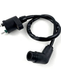 Ignition Coil CDI Box Spark Plug Replacement Kit For Recon 250 And Sportrax 250 ATVs Must Have Replacement Kit Compatible With TRX250TM TE EX X Models 2001 2020 Includes 30410HN6000 And 30510HN6000 showing ignition coil.