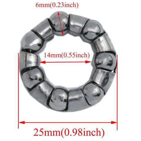 Four Pack Bicycle Rear Hub Cups Three Eighths Inch Ball Bearing Retainer For Mountain Road And Training Bikes Carbon Steel Durable