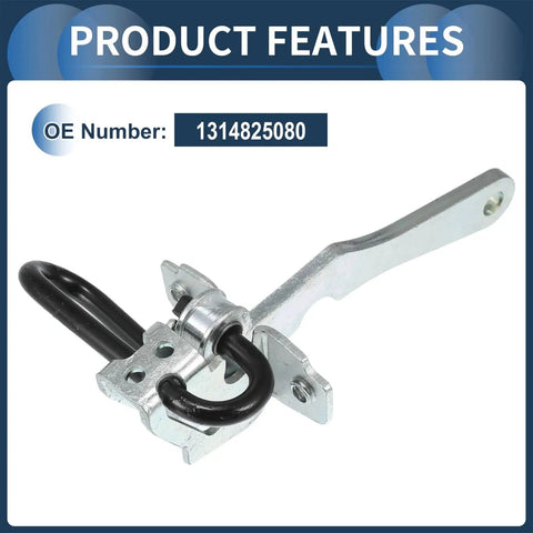 Citroen Jumper Mk2 Door Check Strap adjustable metal part with hook and lever, OE 1314825080, prevents door dings and scrapes, 1994-2006