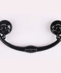 4 Pack Glossy Black Bail Drawer Pulls Drop Swing Dresser Handles Pendant Cabinet Knob Hardware Two And A Half Inch Center To Center 64 Mm Zinc Alloy