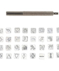 Leather Stamping Tools Pattern Kit 32 Piece Zinc Alloy Animal Punch Set for DIY leather craft and saddle making.