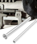 Close up of 5 Piece Super Elastic Steel Pipe Bender Set, showing steel coiling springs for bending copper and aluminum tubes.