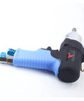 3/8 Inch Mini Pneumatic Wrench Air Impact Tool Straight Shooter with ergonomic blue handle for quick auto repair tasks.