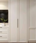 Modern kitchen with 30 Pack 5 Inch Black Cabinet Handles Finger Pulls For Doors And Drawers Aluminum Alloy Hardware For Kitchen Cabinets Vanity Dresser And Bedroom Furniture Slick Modern Concealed Pulls With A Smooth Feel For Everyday Use.
