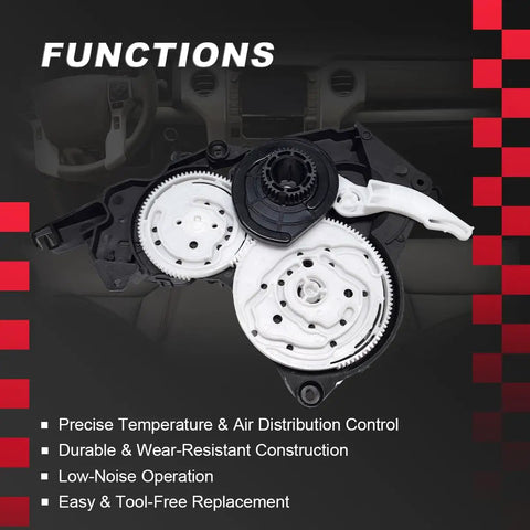 Blend Door Actuator Replacement For Toyota Tundra 2007 2021 And Sequoia 2008 2022 With SR5 Limited Platinum Trims Heater HVAC Motor