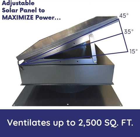 Drop The Expensive Power Bill And Keep Your Space Totally Chill With This Solar Roof Mount Attic Fan That Vents Summer Heat Fast Runs Completely Wire Free For Simple Year Round Comfort