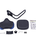 Comfy Tricycle Seat Cushion With Backrest For Bikes And E Bikes All Day Ride Padded PU Saddle With Back Support Wide Durable Bike Seat For Trikes Beach Bikes And Electric Ride Ons, black seat kit with backrest and mounting parts
