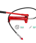 4 Ton Porta Power Hydraulic Ram Kit for Auto Body Repair Frame Straightening and Lifting Heavy Duty Auto Shop Set with Storage Case