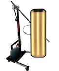 Paintless Dent Repair Light Board with Wheels and Adjustable Bracket, featuring Large LED Panel with 6 Light Strips.