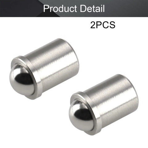 Badass Stainless Steel Ball Catch Latch Pair For Closet Doors And Cabinet Drawers Hella Rugged Spring Plunger furniture hardware detail 2pcs