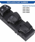 Power Window Switch Front Left Driver Side for Nissan Leaf Altima Sentra Rogue Juke 2011-2019 Replacement 25401-3NF0A