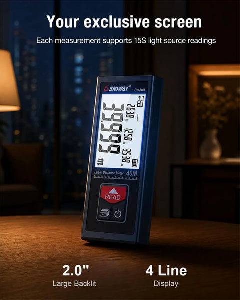Ultra Compact Laser Distance Meter 196 Ft Range With Jumbo Lcd Screen Usb C Rechargeable Pocket Tape Measure Replacement For Tradesmen And Weekend Warriors Hauling Tools On The Job Site Daily