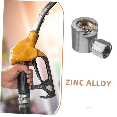 2 Piece Silver Button Head Grease Coupler Set For Iron And Zinc Alloy Nozzles Easy To Use Connection Leak Proof Durable And Long Lasting Fittings