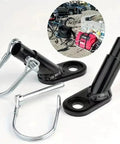 Heavy Duty Bicycle Trailer Hitch Coupler Connector Alloy Attachment For Schwinn And Instep Bikes, built with steel, black