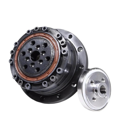 HCYIUWNPE S25 Harmonic Reducer For Industrial Collaborative Humanoid Robot Manipulator Arm Joint Transmission Cup Type close-up view showcasing detailed gear design.