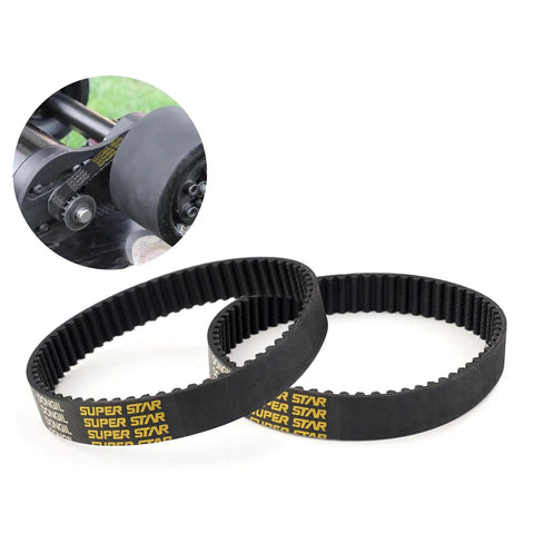 2 Pack Skateboard Drive Belts Compatible With Meepo Voyager Envy Hurricane Carbon Hurricane Bamboo Flow NLS 15mm HTD 5M Kit