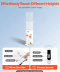 VEVOR Electric Lifting Column System, 176 Lbs Lift Table featuring wired and wireless controls for adjustable height.