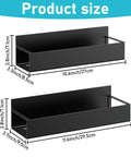 Diagram of 2 Pack Magnetic Spray Can Holders For Garage And Workshop Wall Mounted Spray Bottle Rack with product dimensions