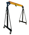 Portable Gantry Crane Boasting A Legit 4400 Lbs Lift Capacity And Fully Adjustable Height From 78 To 118 Inches with steel structure.