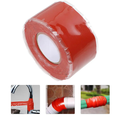 Heavy Duty Waterproof Seal Tape 5 Pack For Outdoor Use Leak Stop Pipe Repair Duct Tape for repairs on metal, pipes, and surfaces