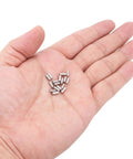 25Pcs Dowel Pins 2.4mm By 6mm Stainless Steel 304 Dowel Pins Kit For Shelves And Furniture Pegs Built Tough Durable Steel With Rust Resistant Coating Perfect For Cabinets Racks DIY Projects And Woodworking Silver in hand
