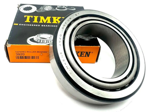 Single Row Tapered Roller Bearing 3994 3920 Pro Grade Heavy Duty Precision Part for Machinery and Automotive Projects 66.68 mm Inner Diameter 112.71 mm Outer Diameter 30.16 mm Width, tapered bearing on box