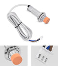 Inductive Proximity Sensor 3 Wire DC Switch For Metal Detection Ideal For 3D Printers CNC Machines And Home Automation Red LED