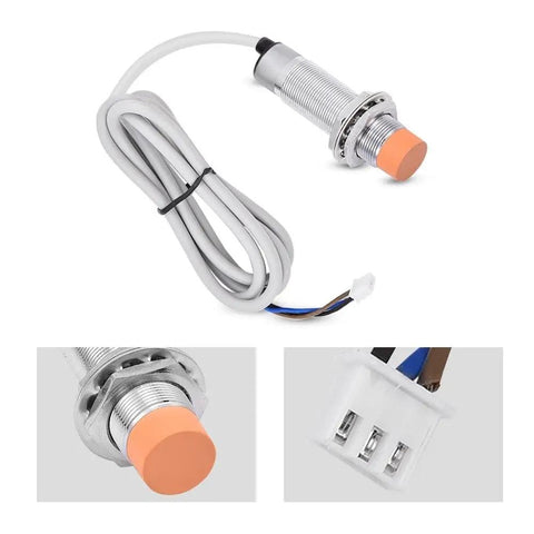 Inductive Proximity Sensor 3 Wire DC Switch For Metal Detection Ideal For 3D Printers CNC Machines And Home Automation Red LED