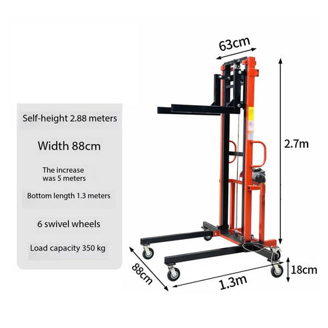 Heavy Duty Electric Pipe Lift Table With 6 Casters For Smooth Ventilation And Piling Install Moves Like A Dream On Job Sites dimensions and specifications