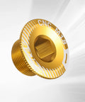 Golden M18 Aluminum Alloy Crank Cover Screw For Bicycle Crankset Arm Bolt And Chainwheel Screws Heavy Duty Fixing Bolt For Mountain Bikes