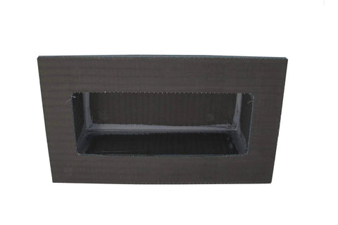 Three Shelf Shower Niche 16x12 Square Edge Waterproof Mold Resistant And Ready To Tile Prefab Shower Niche for easy flush wall install
