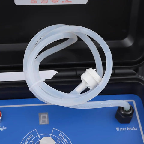 Fenokd Handheld Steam Cleaner Portable Steamer For Home And Car Detailing High Temp Cleaning Power 6 Level Adjustments hose and water intake