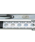 One 45mm full extension push to open ball bearing drawer slides for kitchen and bedroom furniture drawers slick smooth operation