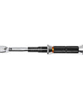 One Quarter Inch Drive 120XP Micrometer Torque Wrench With Thirty To Two Hundred Inch Pounds Range Enclosed Head on white