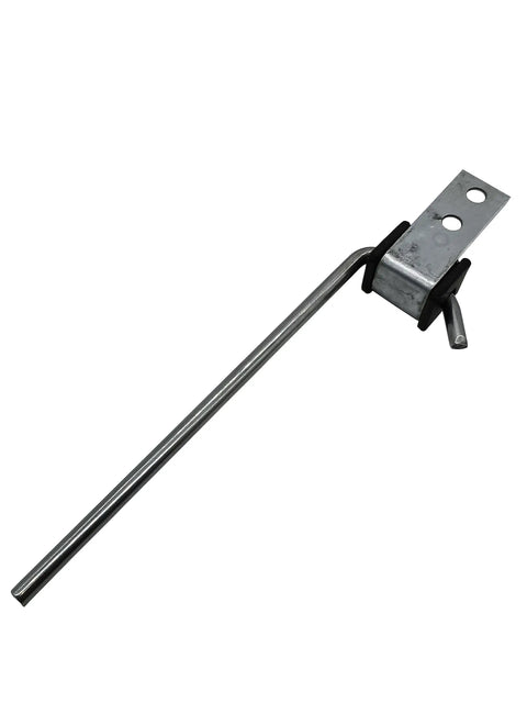 Heavy Duty Exhaust Hanger Rod Kit Four Piece Three Eighths Inch Diameter Ten Inch Long Universal Fit Weld On Or Cut To Fit Rubber Isolator