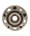 Front view of Acura RLX Front Wheel Bearing And Hub Assembly With ABS Sensor 5 Lug Direct OE Replacement 28 Spline Hub